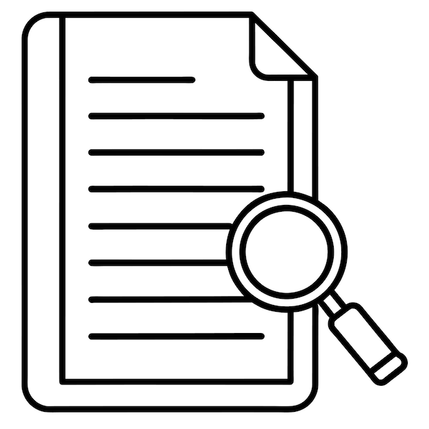 Descargue el ícono de documento gratuito con el vector de ampliación