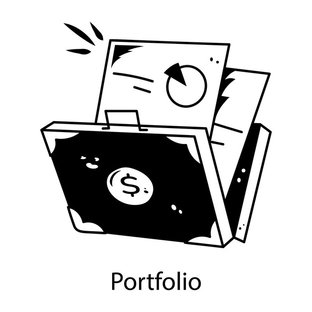 Descargue este icono de glifo de una cartera