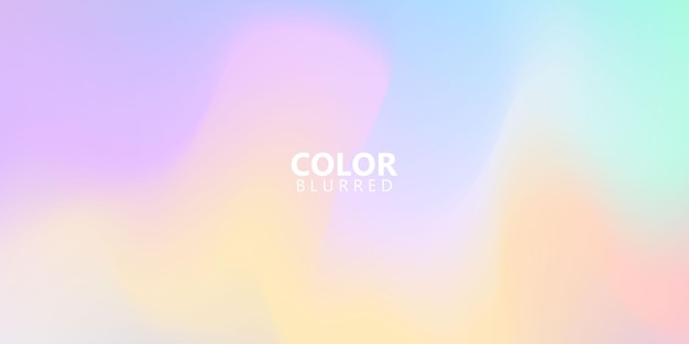 Descripción del fondo con gradiente de arco iris pastel