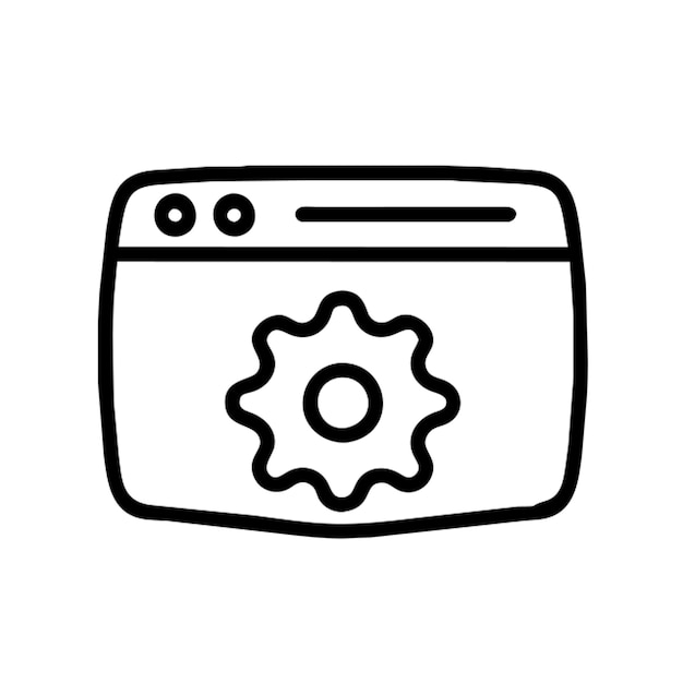 Descripción del icono de desarrollo web