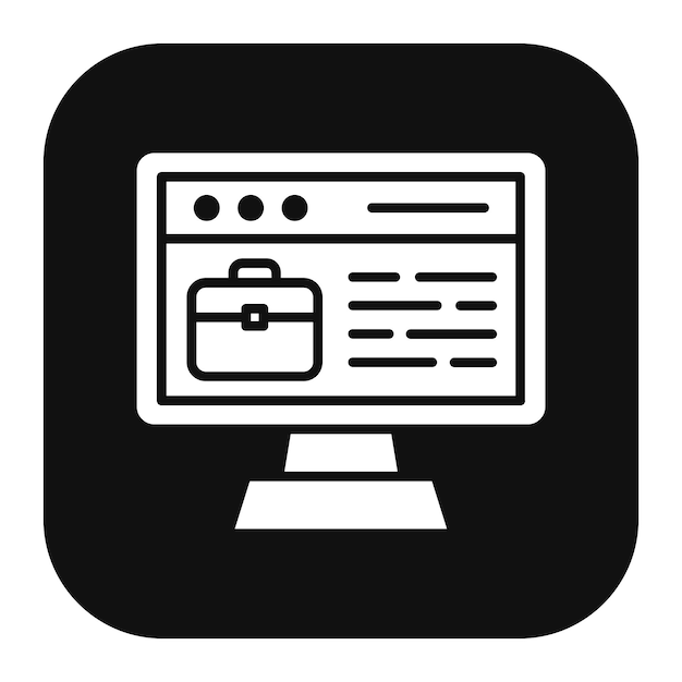 Descripción del trabajo Ilustración vectorial