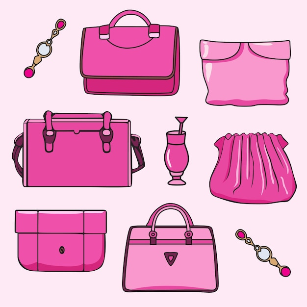 Descubra una elegante colección de elegantes bolsos rosas, perfectos para añadir glamour y estilo a cualquier moda.