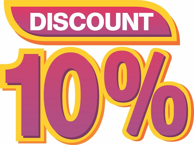 Descuento del 10 por ciento