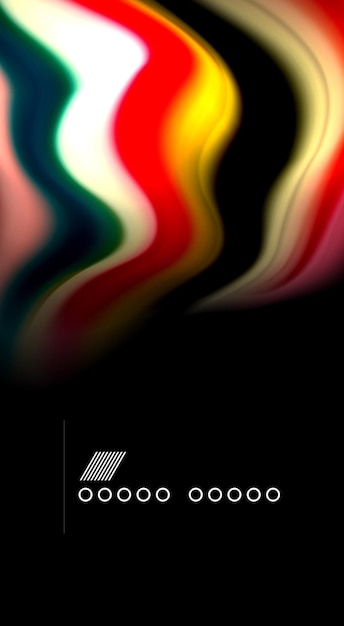 Desdibujar líneas de onda de color fondo abstracto Ilustración vectorial para wallpaper de aplicación presentación de negocios o banner web