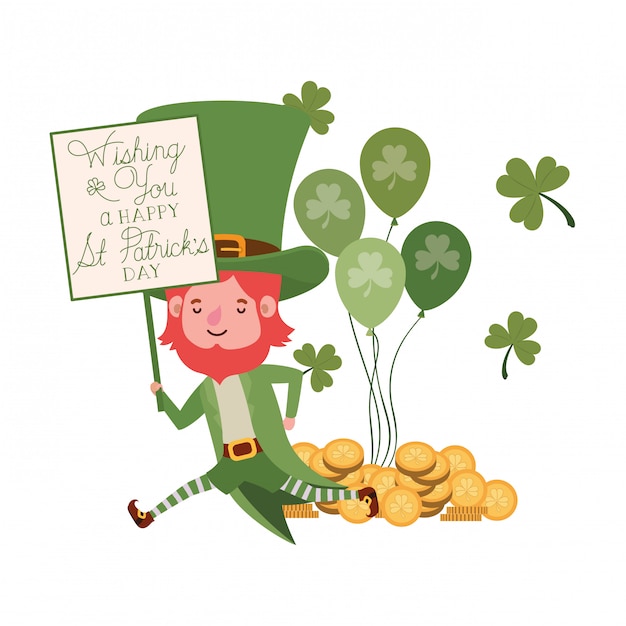 Deseándoles una feliz etiqueta del día de san patricio