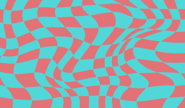 Desenado a mano colorido estilo retro groovy fondo psicodélico