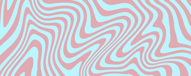 Desenado a mano colorido estilo retro groovy fondo psicodélico