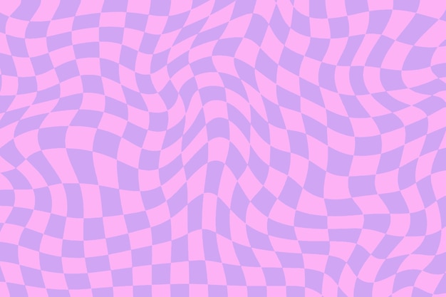 Desenado a mano colorido estilo retro groovy fondo psicodélico