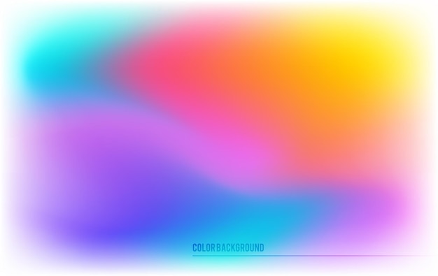 Desenfoque de fondo degradado de arco iris de fantasía de varios colores con espacio para su texto Plantilla de imagen gráfica Vector abstracto Ilustración eps 10 para su folleto comercial