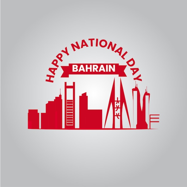 Deseos del Día Nacional de Bahrein Imagen de arte