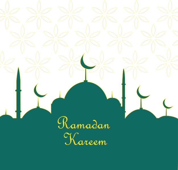 Vector deseos de ramadán