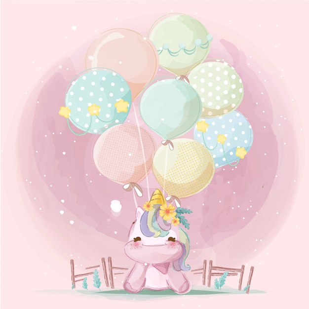Desfile dibujado a mano los animales lindos. Ilustración vectorial