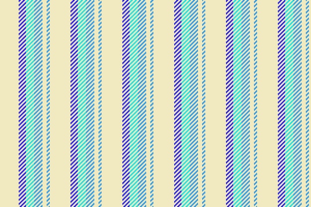 Desgaste de patrón vectorial textil fondo feliz franja vertical líneas de tela de noviembre textura sin costuras en colores claros y cianos