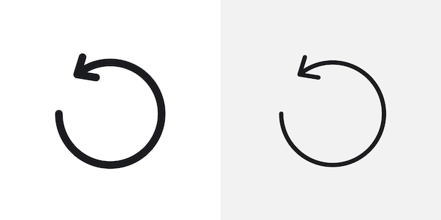 Deshacer el conjunto de iconos vectoriales