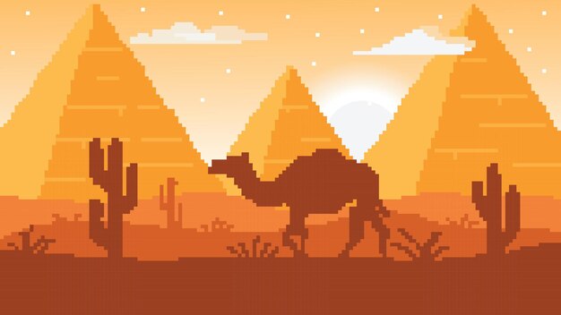 desierto fondos de pantalla ilustración fondo pixel