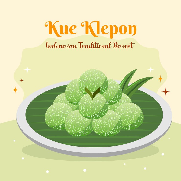 Desierto tradicional indonesio Klepon