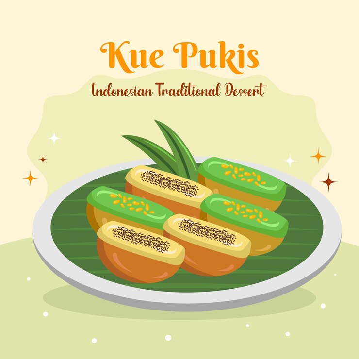 Desierto tradicional indonesio Kue Pukis