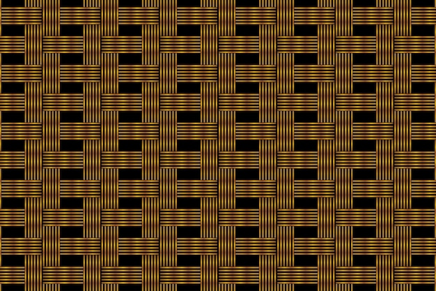Designo de línea de arte minimalista moderno de fondo vectorial de patrón de onda dorada sin costuras