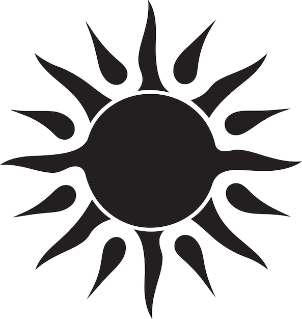 Vector designo del logotipo de dazzling delight sun symbolism sunny spectrum sun