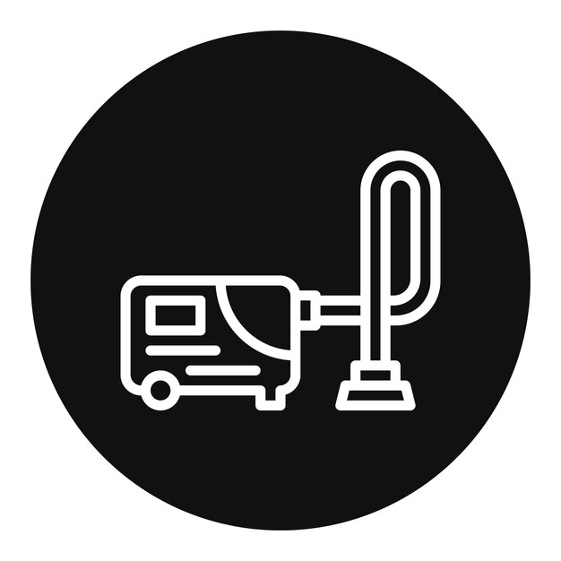 Desinfección Imagen vectorial del icono del robot Se puede usar para Cyberpunk