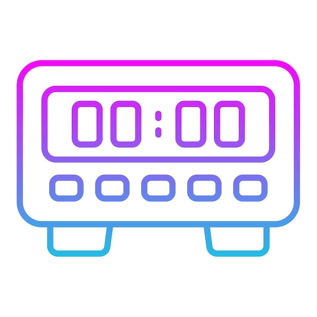 un despertador digital azul y rosa con la hora de las 4 00