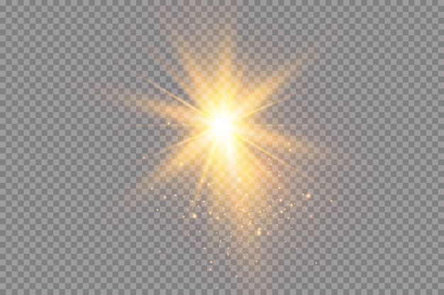 destacar. Efecto de luz