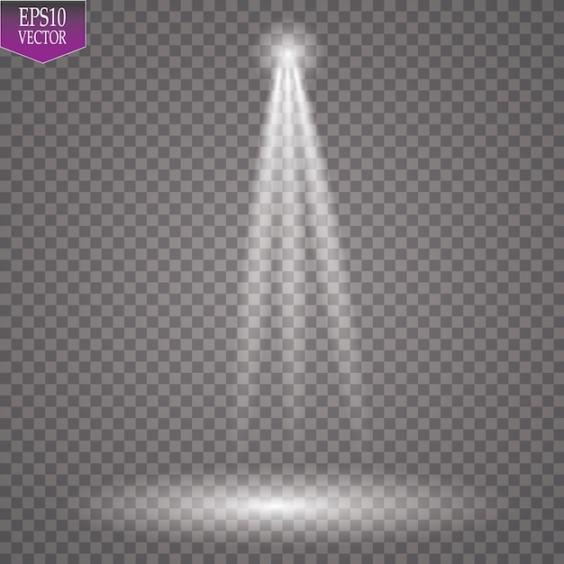 destacar. Efecto mágico de luz