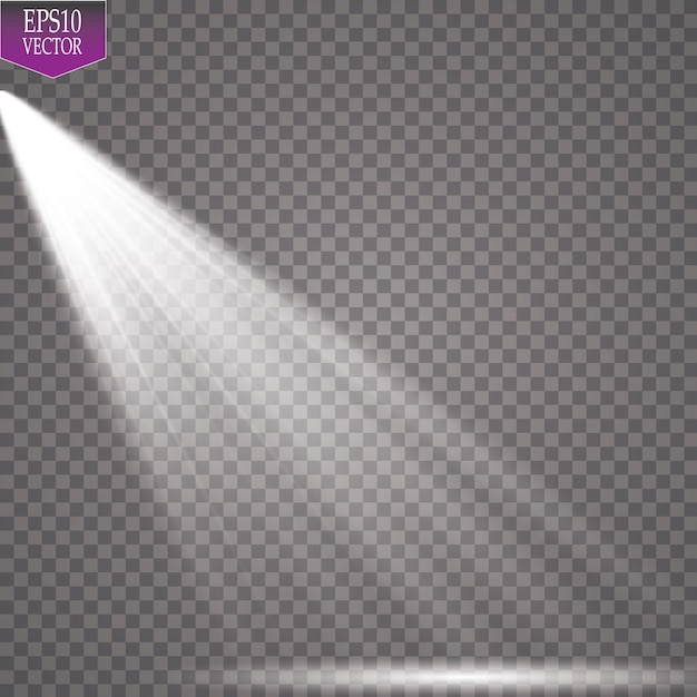 destacar. Efecto mágico de luz
