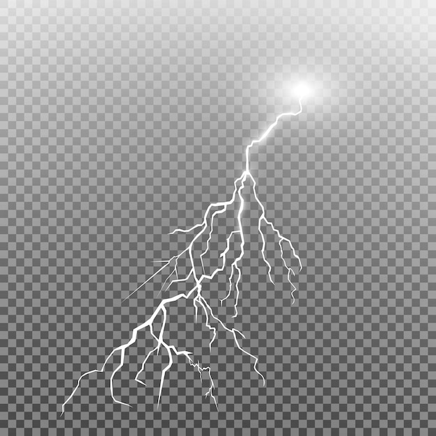 Un destello brillante de relámpago en un cielo tormentoso