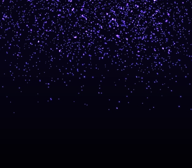 Destellos brillantes. Caída de partículas abstractas.