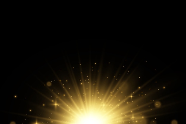 destellos, luces y destellos