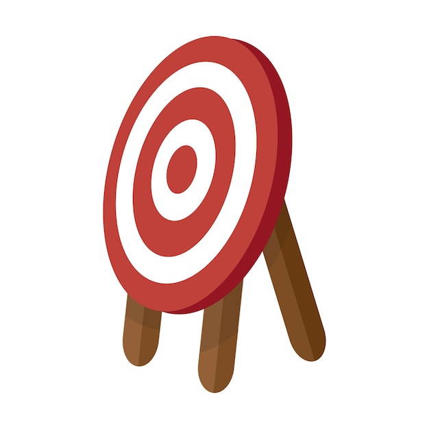 Destino página de destino banner negocio 3d icono ilustración vectorial