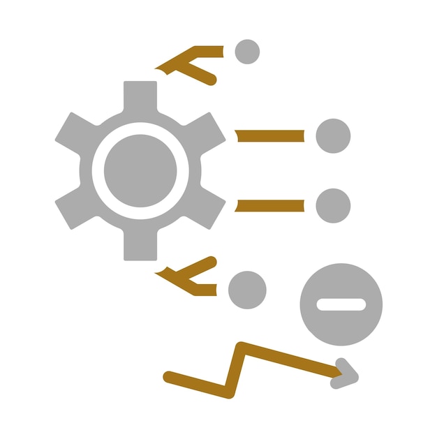 Desventajas de la automatización del diseño vectorial Estilo del icono
