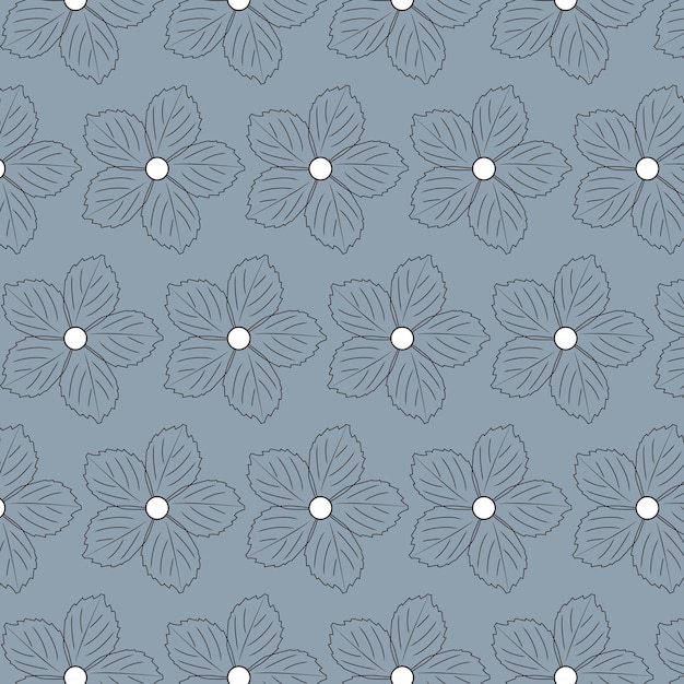 Desvergonzado patrón floral y diseño de fondo