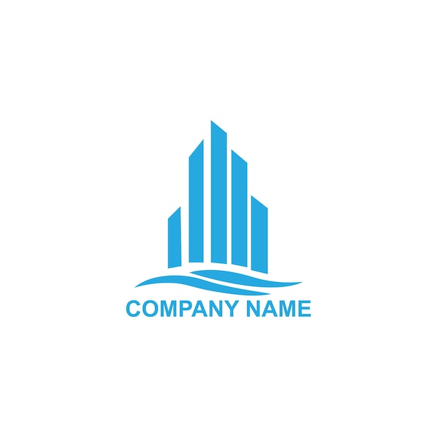 detalles creativos del logotipo inteligente del hogar con fondo limpio