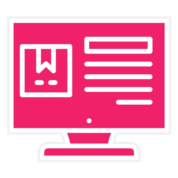 Detalles del orden del diseño vectorial Estilo del icono