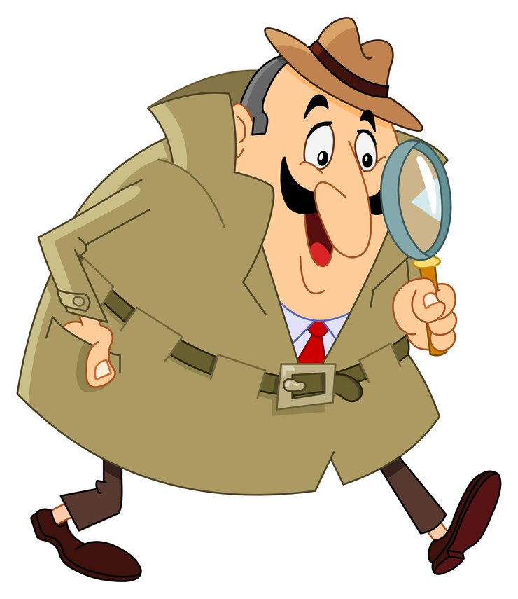 Vector el detective.