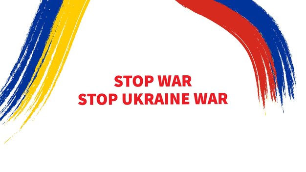 Detener el conflicto entre Ucrania y Rusia detener la guerra detener la guerra en Ucrania Salvar el mundo