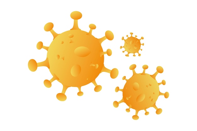 Detener el coronavirus con la señal roja de prohibición. Nuevas bacterias coronavirus, 2019-nCoV. Precaución coronavirus. Brote de coronavirus. Concepto médico pandémico con bacterias peligrosas