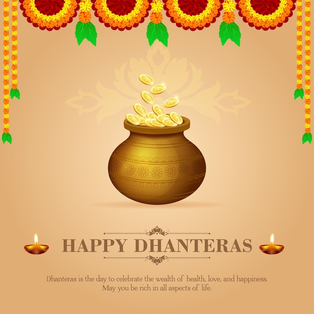 Dhanteras también conocido como Dhanatrayodashi es el festival hindú