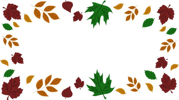Día de Acción de Gracias vector de fondo hojas de otoño