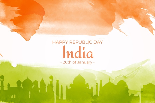 Día de la acuarela república india