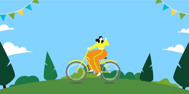Un día alegre para el ciclismo