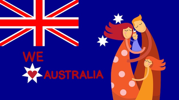 Vector dia de australia