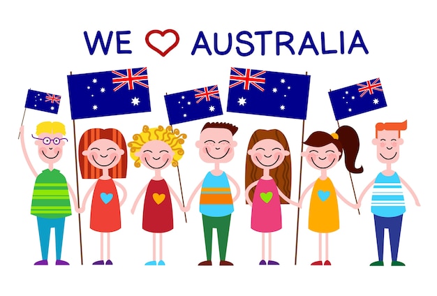 Vector dia de australia