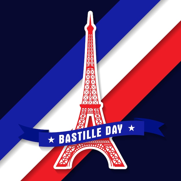 El día de la Bastilla, el 14 de julio, Francia celebra