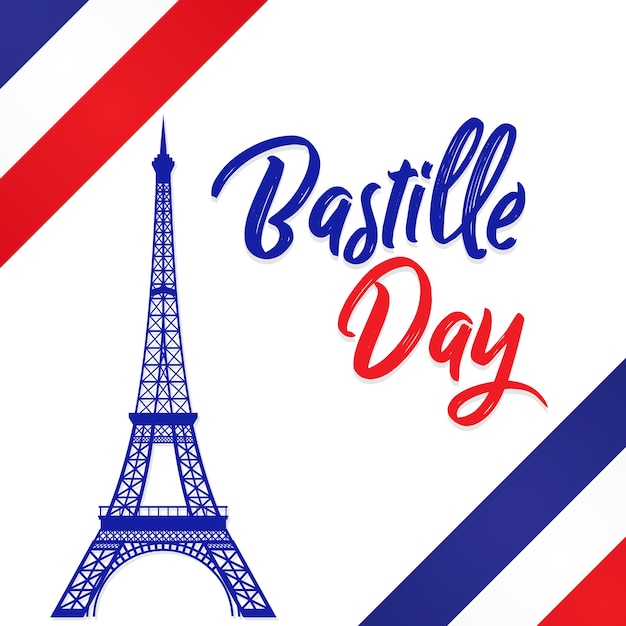 El día de la bastilla el 14 de julio, vive la france, france celebrate