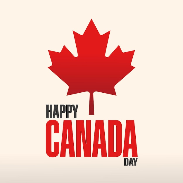 Vector dia de canada