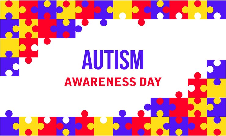 Vector el día de la concienciación sobre el autismo