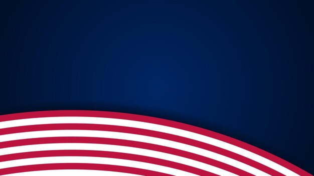 Día conmemorativo de EE. UU. Bandera de país estadounidense Día de la independencia nacional Fuegos artificiales del 4 de julio
